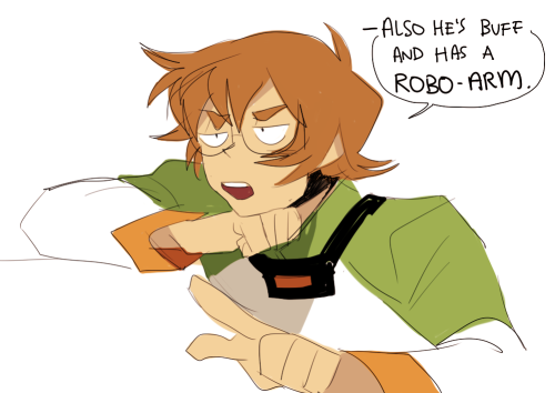 sakuraplumskyes:  runmonsterun:  The Paladins discuss the source of Shiro’s “coolness.”   @goddessoftheworld look at them