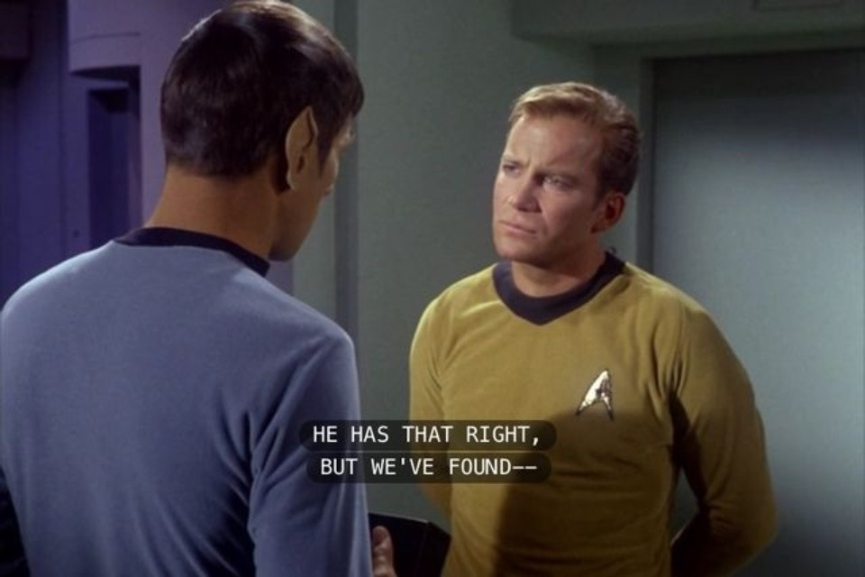 gunrunnersarsenal:  weirdtrek:  You bitch.  fukkin’ vulcanette…  Spock ftw. X3