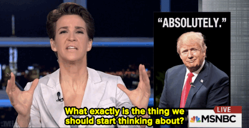 i-am-spider-man:lauralaplace:micdotcom:Watch: Maddow compiled all of Trump’s Muslim database comment