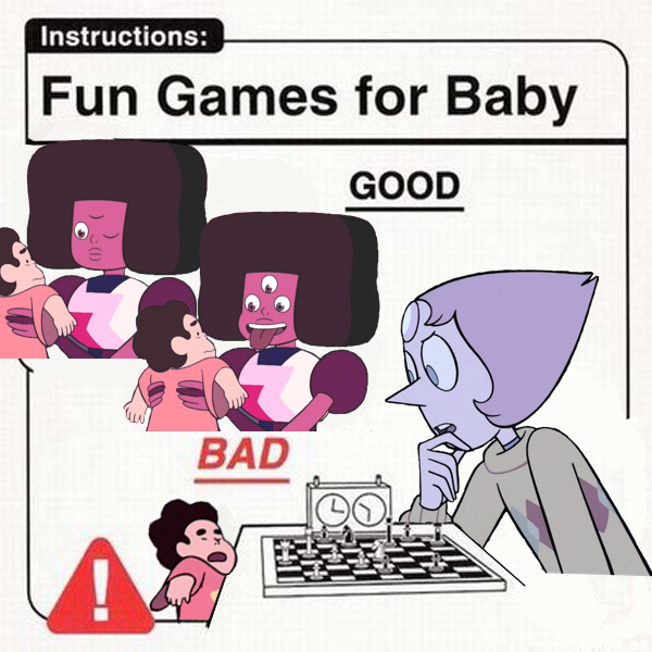 powtothenuts:  @artemispanthar  i needed to hop on the babby steven train so here