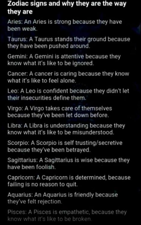 wepurplelove: Zodiac signs and why they are the way they are^^