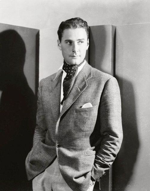 Errol Flynn, 1935Flynn was an Australian who got some theatrical training and two small film parts a