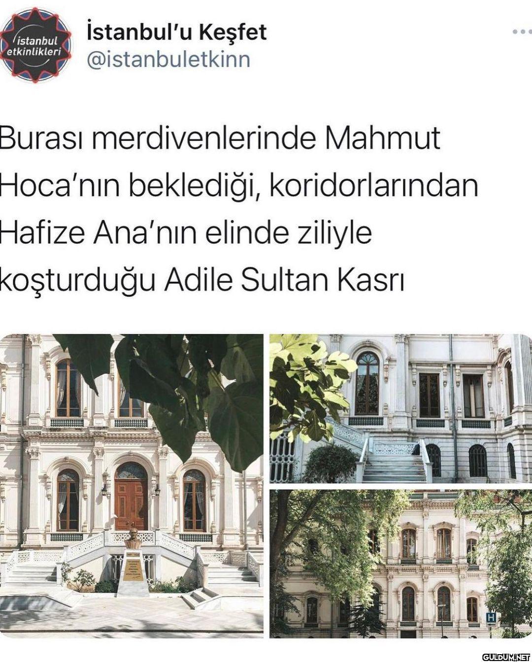 Buraların İstanbul’un...