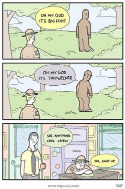 lolfactory:  Bigfoot can be a real dick. ➨ funny blog