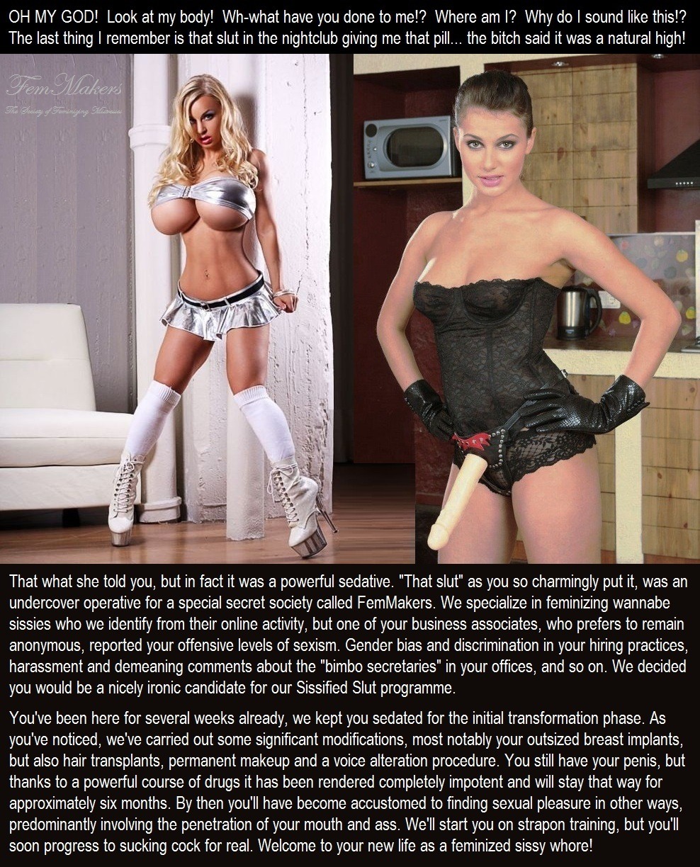 mysissycaptions:  FemMakers strike again! 