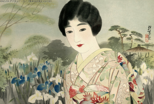 thekimonogallery:Artist: Shinsui Ito 1898-1972-Showa Beauty. 1930s 