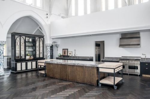 {I love me a historic church conversion. This one is by London designer Harriet Holgate, who worked 