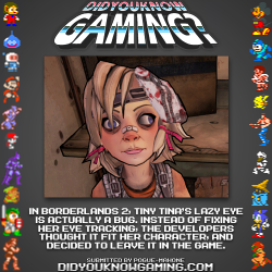 didyouknowgaming:  Borderlands 2. http://www.gearboxsoftware.com/community/articles/1106