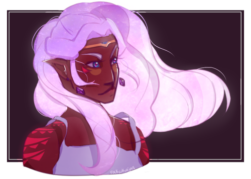 rakukajas: @dreamworks do the gays a favor and give allura cool space hair (or markings!! whichever 