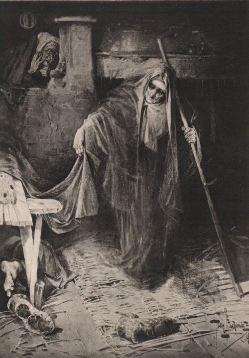 lamus-dworski:Piotr Stachiewicz (Polish, 1858-1938), illustrations for Józef Ignacy Kraszewsk