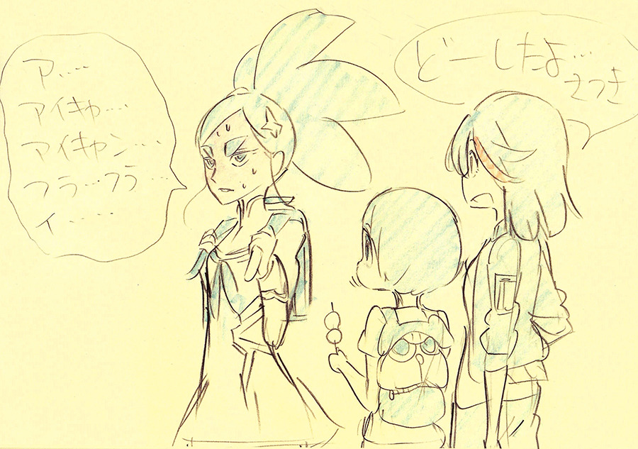 h0saki:  Some of my favorite pages from Sushio’s new sketchbook “Sushiotan”.