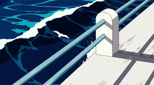 eggogorgon:You’d think they’d never seen a girl and a cat on a broom before!Kiki’s Delivery Service 