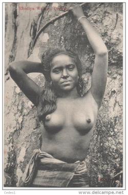 Rhodiya woman, via Delcampe.