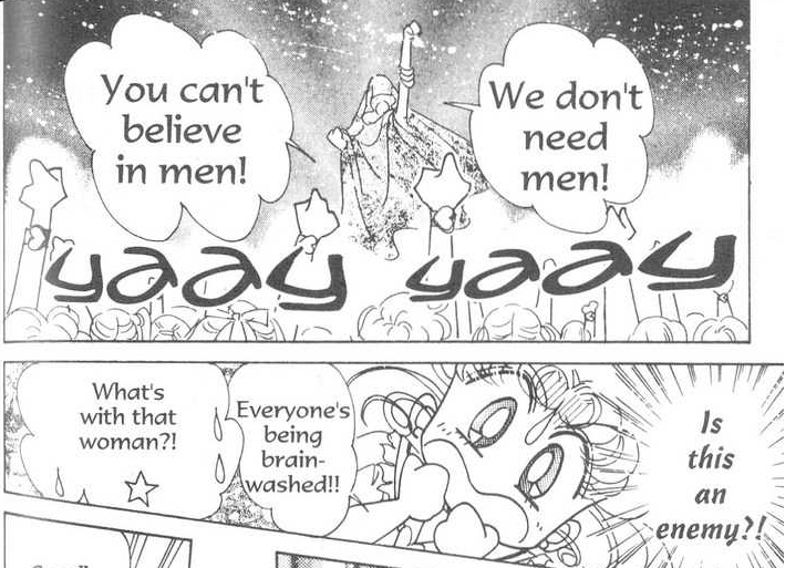 debramagnified:
“ ughsocialjustice:
“ “ I happened to be reading Sailor Moon and came across this. Made me think of tumblr lol.
”
when people say sailor moon herself hated men just show them this
~the black one
”
I don’t think a lot of Tumblr...