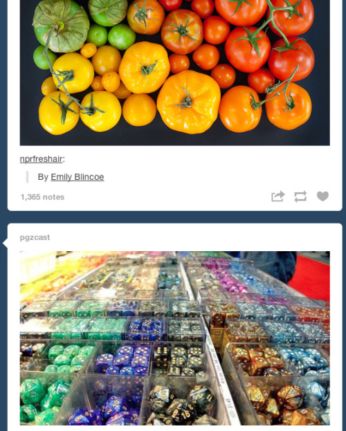 both of these colorful displays came up back to back on my dash. and i think they are both delicious.
-pete