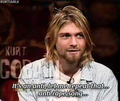 fetalchild:  Talking about ‘Rape Me’. 
