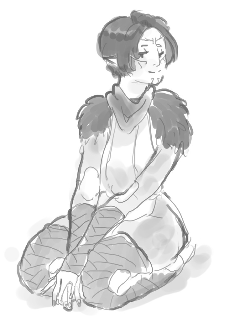 drawgonage:  It’s been ages since I last drew Merrill!!! 