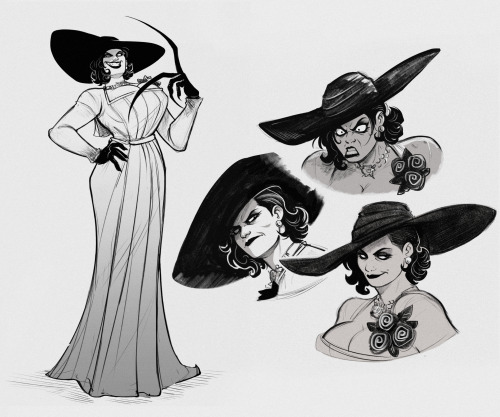 Some more Lady D~ Was trying to find a style I was happy with..she has those cartoon/disney villain 