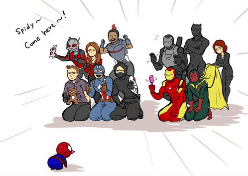 shittheldam:  Civil War in one pic 