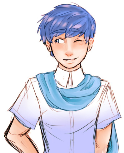 Porn Pics tried to draw kaito but he came out lookin