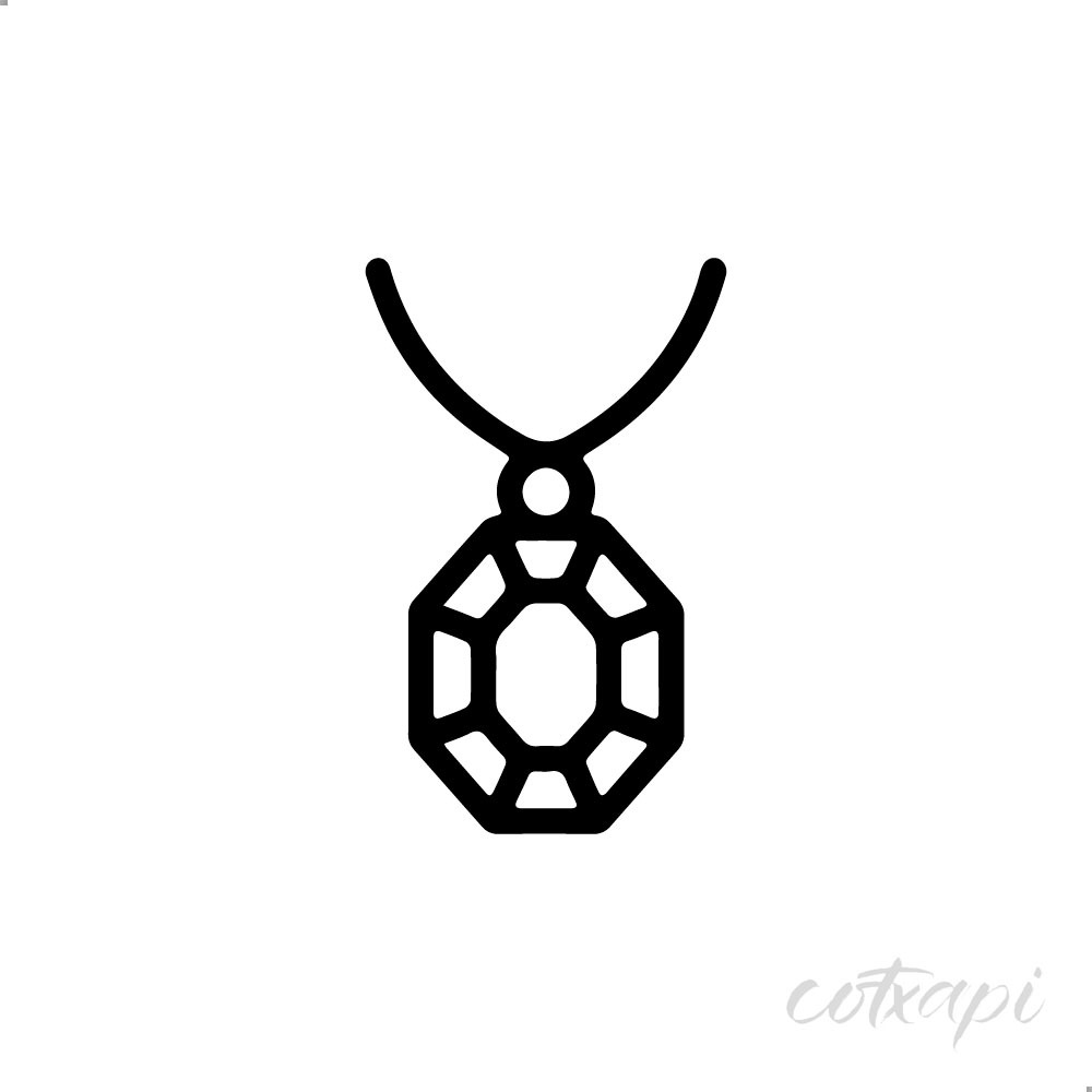 Jewlery items in vector art diamond in vector ring outline art