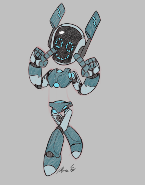 day 17; robot girl