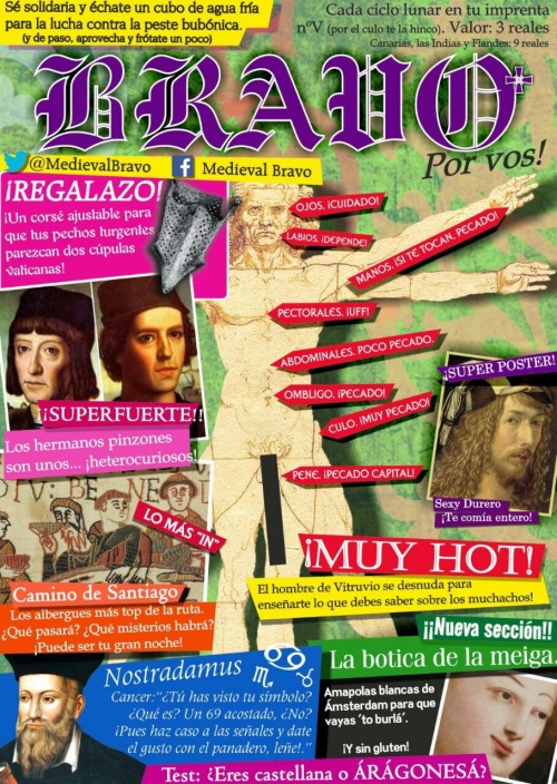 medievalbravo:  Queridas braveras y penebraveras, como cada domingo os dejamos nuestra portada, que viene muy hot y dispuesta a dejaros muy locas. ¡Disfrutadla!