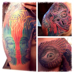 My Tool &amp; Alex Grey Tattoo HOLY COW THATS SWEET! THANX FOR THE SUBMISSION! SUBMISSION BY PERFECT-MAYNARD.TUMBLR.COM