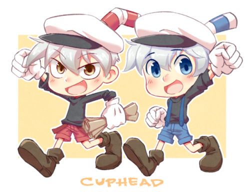 Cuphead Gijinka/Personified compilations ✨ ☕️ ☕️ bottom gijinka design belongs to Peco-san (@_pecohe