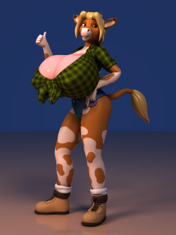 Anthroanim:  Udder Boob Version Because I Still Think They Are More Accurate Like