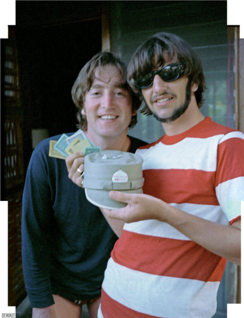 demonzebr: The Beatles relaxes on holidays in Port Of Spain, Trinidad in January 1966.  (Photos by M