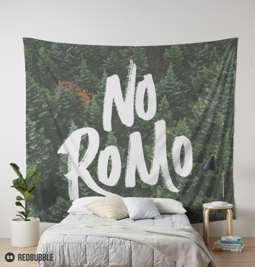 skylerorionx: NO ROMO the words “no romo” handwritten over a photo of pine trees, d