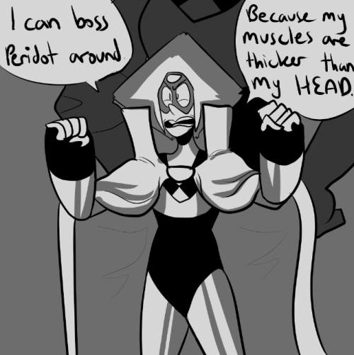 lulzyrobot: Open mouth, insert foot.  This also might just be an excuse to put Peridot in the c