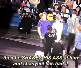 jingyeolbaeks: baekhyun & chanyeol literally cannot live without laughing at each other