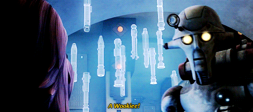 oankali:ewock:Hold out your hand, Wookiee. Describe what you see your saber to be. Not what you imag