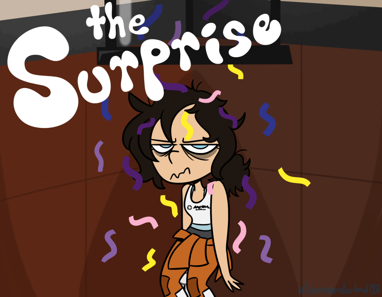 alisonwonderland1951:  I made it all up. Surprise. *Bling!* 