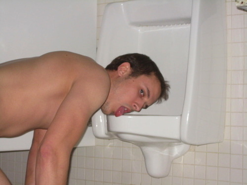 parisiangayperv:  will drink and clean all toilet MAN