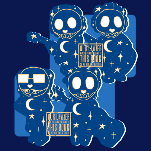 Front & Back Of The Linking Charm Designs I Did For @ourlawyerzine (preorders Are OPEN! Check It Out!!!)