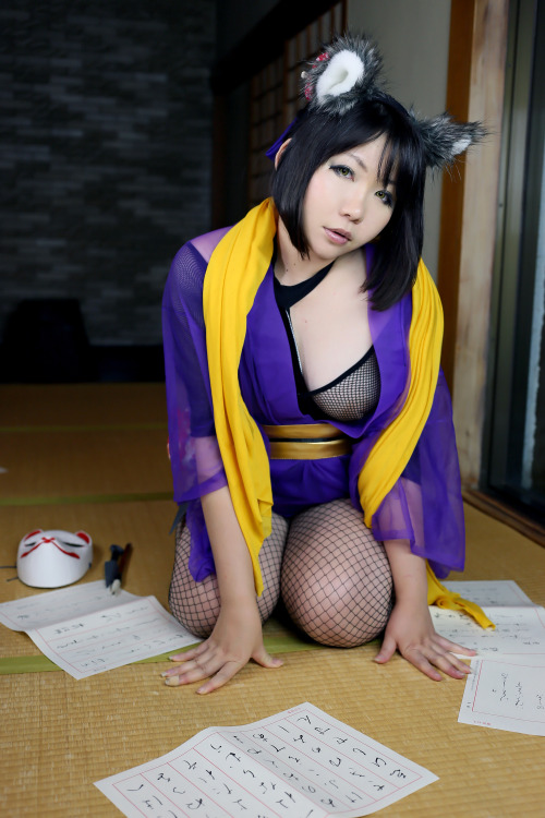 Cute Cosplay Girl Higurashi Rin (Kitsune-Chan) 1-50