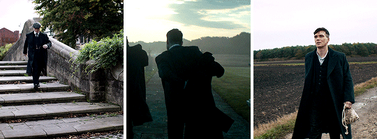 peakyblindersgifs:  Tommy Shelby; walking in every episode