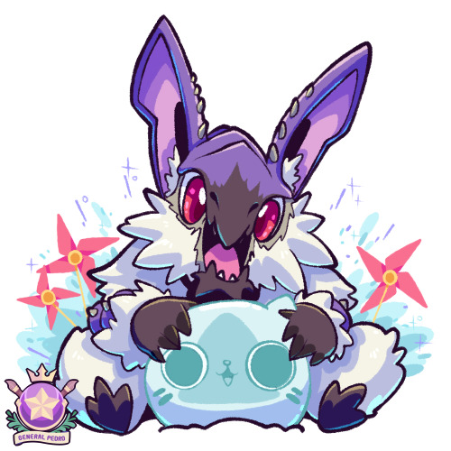 general-pedro:Happy New Year of the Rabbit 2023, Tumblr Army!    🐰   ✨Hope you all have a peaceful and prosper year!   Here’s Lagombi to celebrate with you! ♥ 