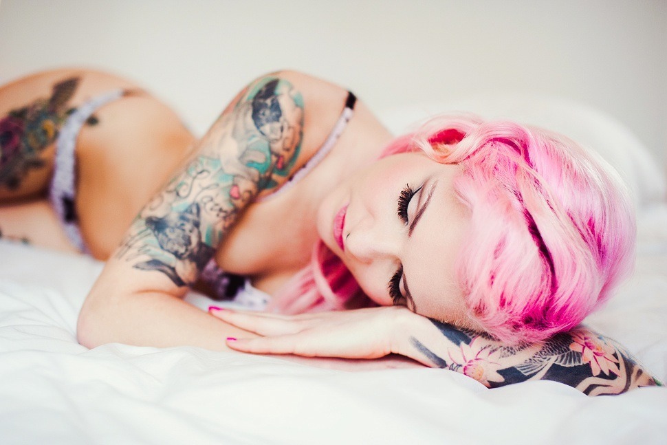 candysroom25:  Pretty in pink, and pretty in ink… Currently trying to decide whether