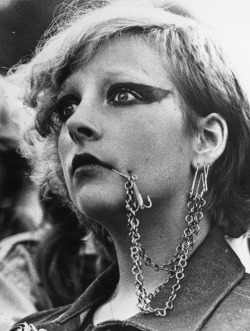 Crustified:   Fans Before The Clash Gig In Stockholm.  Ah, So Swedish Punks Have