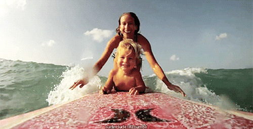 surfyouth:  Awww the smile on his face! 