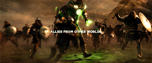 comicbookfilms:Laying down their lives to drive Steppenwolf away.