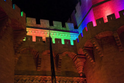 Photos91:  Detail Of The Torres De Serranos In Beautiful Light During The La Crida,