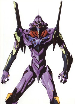 as-warm-as-choco:  Neon Genesis Evangelion (新世紀エヴァンゲリオン) white background  UNIT 00, 01 &amp; 02      illustrations by key animator Yoh Yoshinari (吉成曜), featured in his new art book “The Art of Yoh Yoshinari Illustrations”  !