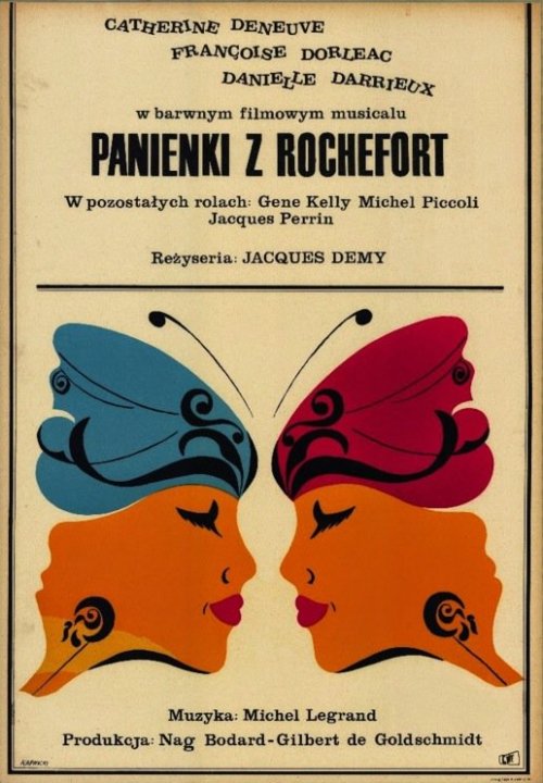 Polish poster for &ldquo;Les Demoiselles de Rochefort&quot; 