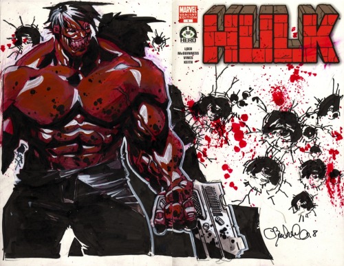 thezodiack:  Red Hulk by Chris Bachalo