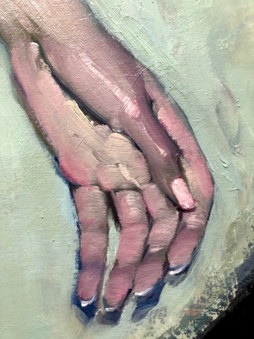 Malcolm T. Liepke aka Malcolm Liepke (American, b. 1953, Minneapolis, MN, USA) - Hand details from 1